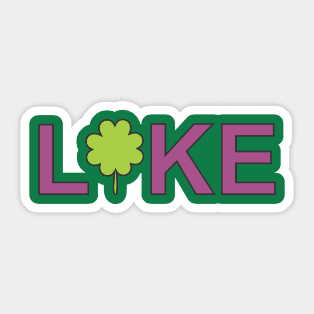 Luke Irish Sticker by MichelMM